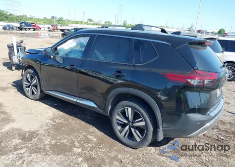 2021 Nissan Rogue Platinum Intelligent Awd из США, поврежденный, VIN JN8AT3DD3MW320124